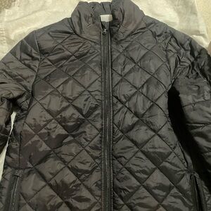 Top of the World Black Quilted Puffer Jacket